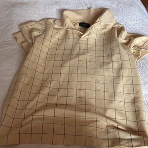 𝅺can huesen men’s two button polo